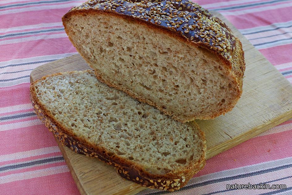 Freshly baked homemade bread