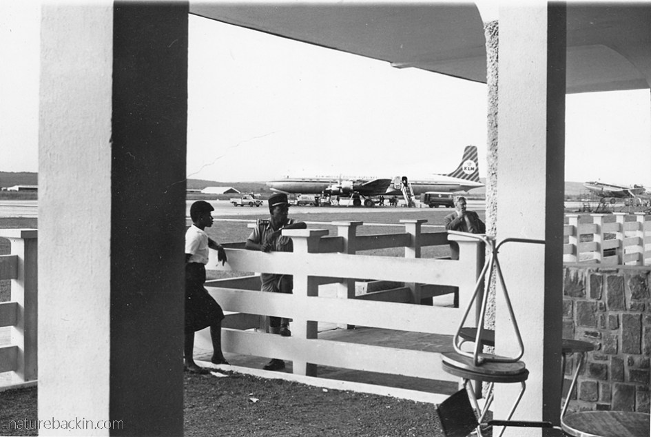 Aircraft parked at the airport 1960