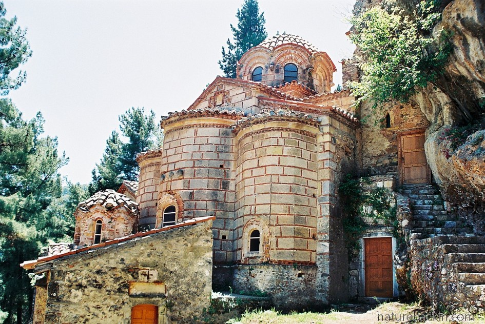 Part of the Perivleptos monastery, Mystras, Greece