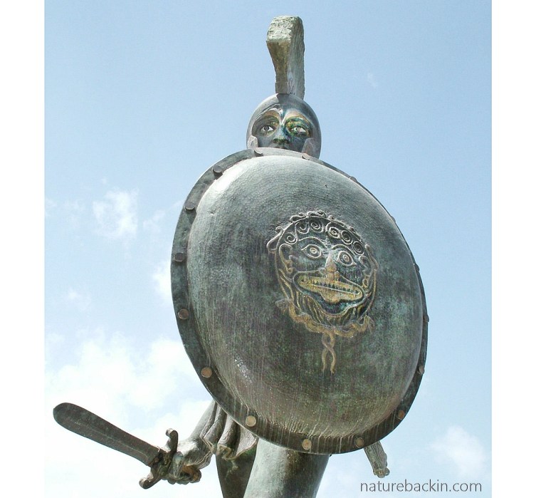 Statue of King Leonidas in Sparti