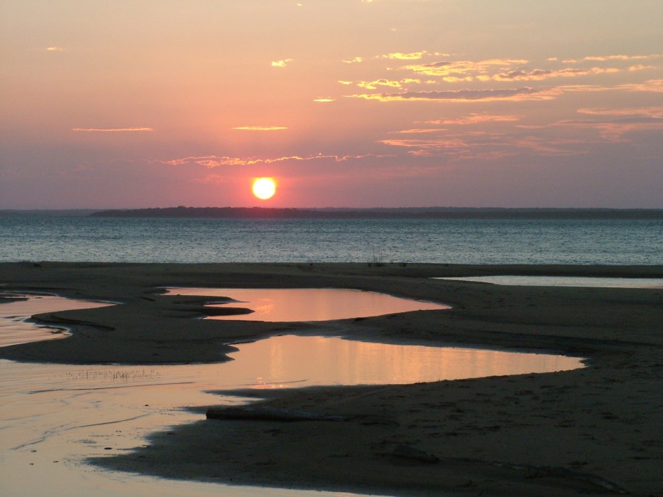 Sunset at Lake Sibaya, iSimangaliso Wetland Park, KwaZulu-Natal